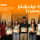 Un grupo de seis personas, entre ellas cuatro adultos jóvenes que sostienen certificados, sonríen juntos en la Ceremonia de Entrega de Becas de la Fundación Camarena de la Salud 2026. Dos adultos de la Fundación Camarena para la Salud se sitúan orgullosos en cada extremo del grupo. 